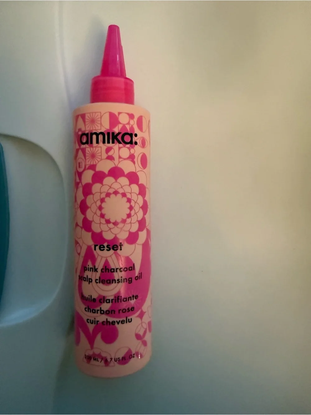 amika Reset Pink Charcoal Scalp Cleansing Oil